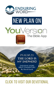 Psalm 23 YouVersion Enduring Word sidebar